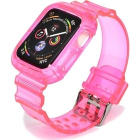Resim Noktaks - iOS Uyumlu Watch 44mm - Kordon Krd-27 Silikon Kordon 