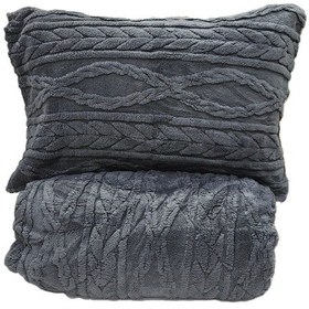 Resim Comfort Yorgan Seti Çift Kişilik Ivy Antrasit Diğer 