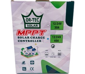 Resim Or-Tec Mppt 40 A Amper 12 / 24 V Bluetooth Özellikli Şarj Kontrol Cihazı Regülatörü 