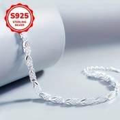 Resim Vintage Tarzı S925 Gümüş Bileklik - Günlük Kıyafetler ve Hediye İçin Mükemmel 