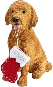 Resim Sandicast Noel Süslemeli Goldendoodle Noel Süsü, Çok Renkli (XSO24201) 
