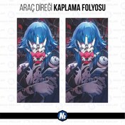 Resim Nasa Reklam Araç Kapı Direği Kaplama Folyosu 2'li Set 50x25 cm M13 