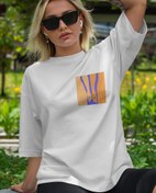 Resim Yan Yana Oversize Tişört 