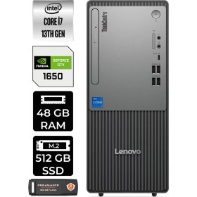 Resim Lenovo Thinkcentre Neo 50T Gen 5 Intel Core I7 13700 48GB 512GB SSD GTX1650/4GB Fdos Masaüstü Bilgisayar & Per4 USB Bellek 12UB000LTRP327 