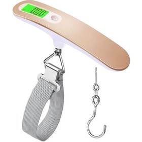 Resim Dijital Bagaj Terazisi Elektronik Lcd Terazi Gold Gold 