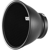 Resim Youtek 210mm Elinchrom Bağlantılı Profesyonel Reflektör - 60 Derece Petek Filtreli Stüdyo Flaş Aksesuarı 