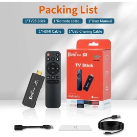 Resim Uygun Market Android 12 Stick TV Box 8GB 128GB 4K HDMI Bağlantı ile Hızlı İnternet Erişimi 