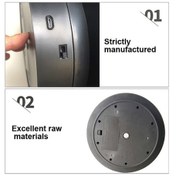 Resim Novahub 20cm Yönlü Pikap Standı, Aynalı Video Çekim Aksesuarları, Siyah 