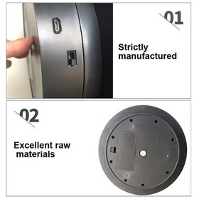 Resim Novahub 20cm Yönlü Pikap Standı, Aynalı Video Çekim Aksesuarları, Siyah 