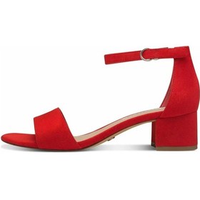 Resim Tamarıs Kadın Topuklu Ayakkabı 1-28201-42-500 Kırmızı 