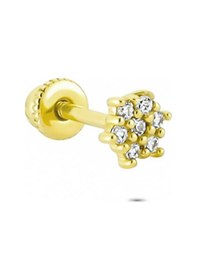 Resim Glorria Altın Yıldız Helix Piercing (540178363) Sarı 