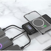 Resim 10.000 Mah Taşınabilir Hızlı Şarj Aleti/wireless Powerbank W01 