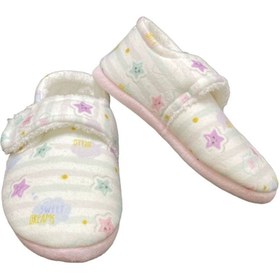 Resim Esco Sesa Kız Çocuk Desenli Panduf Cırtlı- Kaydırmaz Tabanlı 