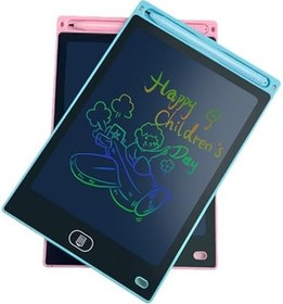Resim Çocuk Çizim Tahtası 10" inç Tablet, Dijital Renkli Çocuk Yazı Tableti Çizim Tahtası LCD Renkli Ekranlı Tablet, Mavi Renk 