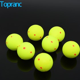 Resim Topranc 20 Paket Karışık Renk Küresel Köpük Balıkçılık Yüzerleri, Tatlı Su Balıkçılığı Aksesuarları için Drifting Bobbers 
