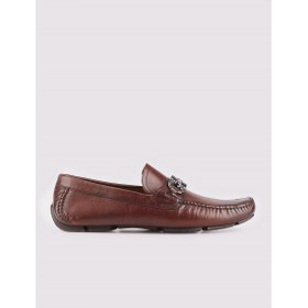 Resim Erkek Toka Detaylı Loafer (Driving Shoes) Günlük Ayakkabı 347M472 Kahve 