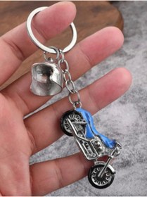 Resim ESD Metal Kask ve Motor Anahtarlık 