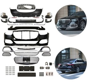 Resim Mercedes Maybach W213 Ön Arka Tampon Seti 2020 Sonrası Uyumlu 