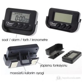 Resim ModaCar Motorsiklet Dijital Saat Alarm Tarih Kronometre 422350 