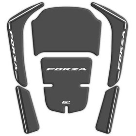 Resim Honda Forza 250 2018-2023 Uyumlu Tank Pad Gri 