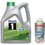 Resim Mobil 1 ESP 5W-30 Tam Sentetik Motor Yağı 4 L + Interwax Klima Temizleyici 150 ML 