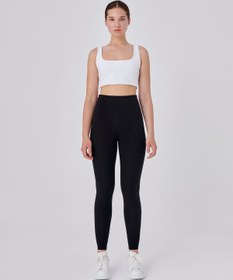 Resim UP&FIT Tayt Push Up Soft Black - Black / One Size 