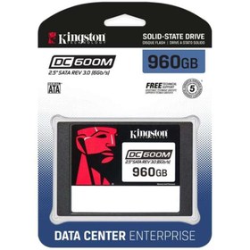 Resim Delixa Kingston DC600M SSD 2.5" Enterprise SATA SSD - SEDC600M/960G 