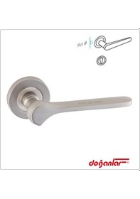 Resim Doğanlar Anka Lüx Rozetli Kapı Kolu Saten 