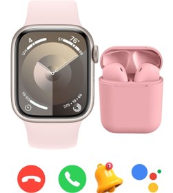 Resim BGGTech Iphone 12 Uyumlu Watch 9 Series T900 Pro Max Akıllı Saat + i12 Bluetooth Kulaklık 