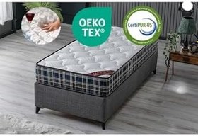 Resim LUPER EXTREM POCKET YAYLI 90X190 TEK KİŞİLİK ORTOPEDİK TORBA YAYLI YATAK BEYAZ 90 x 190 