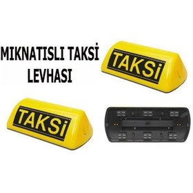 Resim Taksi Levhası Işıklı Mıknatıslı Karayolları Kanunlarına Uyumlu 