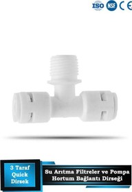 Resim Su Arıtma Cihazlarına Uyumlu Quıck Y Dirsek 