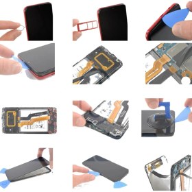 Resim Yedcom İphone 12 Mini Uyumlu İç Kulaklık Ahize Filmli Full Set 