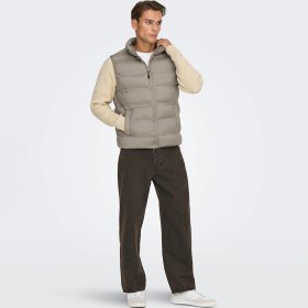 Resim Only & Sons Union Seamless Life Erkek Krem Yelek 22034830-dte Krem 