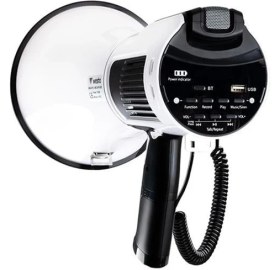 Resim Westa WM-90UBT Usb-Sd-Aux-Mp3-Bluetooth Şarjlı Mikrofonlu 100 Watt Megafon 