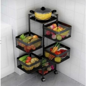 Resim Vespak Luxury Sebzelik Meyvelik 5 Katlı Kare 