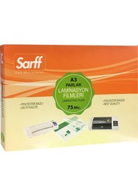 Resim Sarff 75mıc Laminasyon Filmleri - A3 426x303mm - 100adet 
