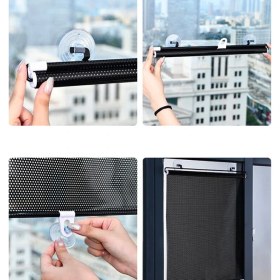 Resim Ally Araba Araç Içi Katlanabilir Araç Oto Ön Cam Güneşlik Branda 58X125CM 