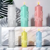 Resim 1 adet, Gül Buketi Aromaterapi Mum Silikon Kalıp DIY El Yapımı El Sanatları Mum Yapımı Alçı Sabun Kalıbı Ev Dekorasyon Araçları 