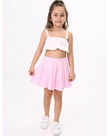 Resim Toontoy Kız Çocuk Etek Açık Pembe 
