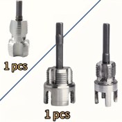 Resim 2-in-1 Entegre Boru Tıraşçı - Tesisat ve HVAC Projeleri için Ağır Metal Aracı, Profesyonel Tesisatçılar ve DIY'ciler için Mükemmel. Çelik/Bakır Borular için Dikiş Kesimi | Dayanıklı Döküm Alüminyum Alaşımlı Yapı | Sıkı Alanlar için, Boru Tıraşçı Aracı 