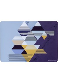 Resim Apple Uyumlu MacBook Air Kılıf 13.6 İnç M2-m3 Tangram01nl Touchıd'li Air M2-m3 13.6" A2681 A3113 İle Siyah 