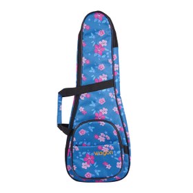 Resim Wagon 04 Serisi Concert Ukulele Çantası - Hibiskus Mavi 