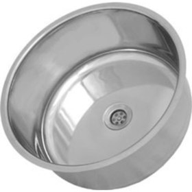 Resim Ece Yuvarlak Krom Evye Paslanmaz K-38 430 Kalite 