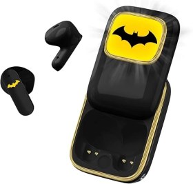 Resim Batman The Dark Knight TWS Slide Bluetooth 5.3 Kablosuz Kulaklık – LED Ekranlı Sürgülü Kutu 