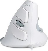 Resim DeLUX Kablolu Ergonomik Fare, Slient Click Dikey Fare, Çıkarılabilir Bilek Dayanağı, Sürücü Üzerinden 4200 DPI, 6 Programlanabilir Düğme, Karpal Tünel için, Dizüstü Bilgisayar/PC/Mac için 