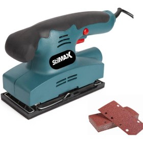 Resim Stilmax STM-450X Profesyonel 400 W Elektrikli Titreşimli Zımpara Makinası +5 Ad Zımpara 