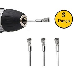 Resim Venoa Vp8030 Mikro Paslanmaz Pimli Kalem Fırça Seti 3 Parça 