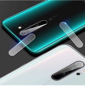 Resim Ekılıf - Xiaomi Redmi Note 8 Pro Uyumlu - Kamera Lens Koruyucu Cam Koruma - Şeffaf 