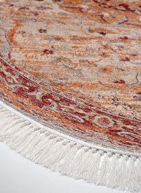 Resim Alanur Home Eko Trend Djt Yıkanabilir Kaymaz Taban Oval 3 Lü Yatak Odası Takımı P1356 Vintage Kırmızı 